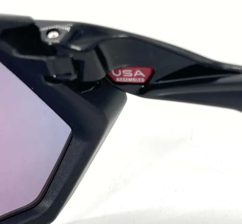 Oakley Flight Jacket Sunglasses - Matte Black/Prizm Trail Torch-3