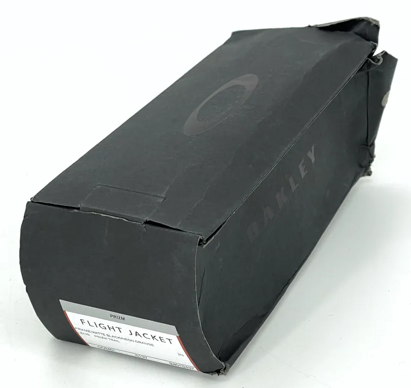 Oakley Flight Jacket Sunglasses - Neon Orange/Prizm Trail-5