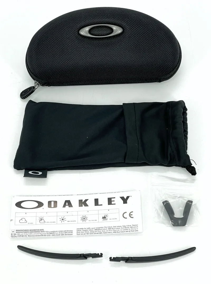 Oakley Flight Jacket Sunglasses - Neon Orange/Prizm Trail-4