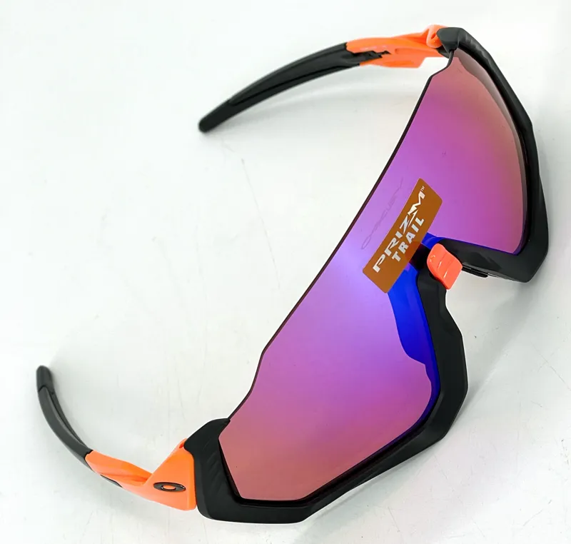 Oakley Flight Jacket Sunglasses - Neon Orange/Prizm Trail