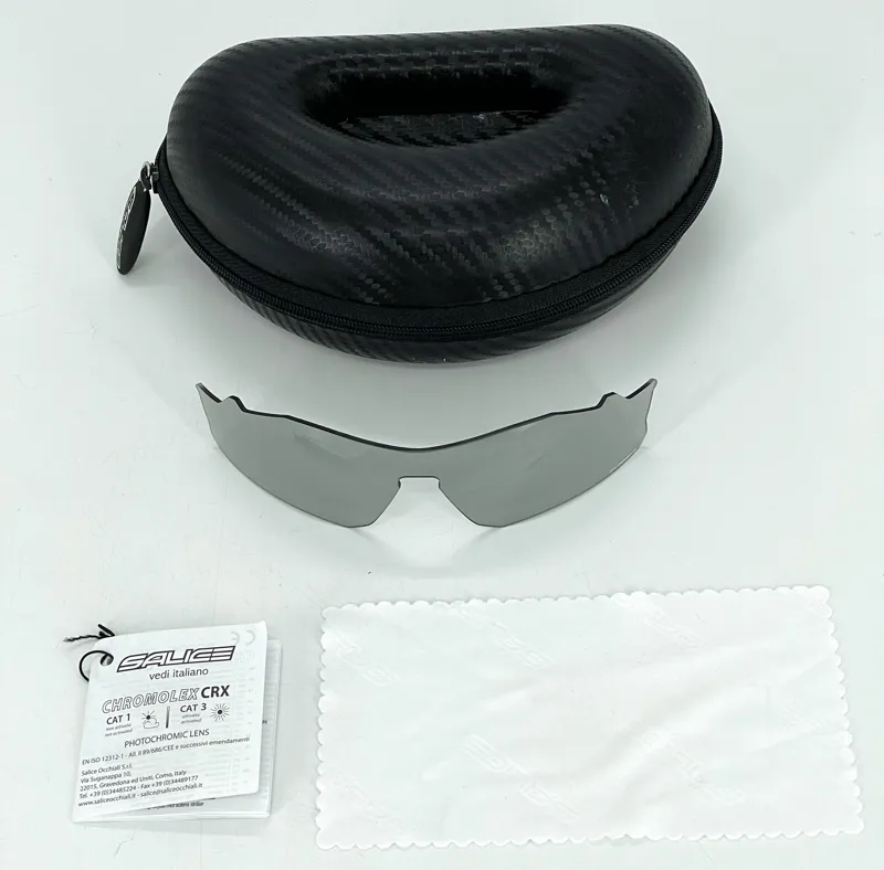 Salice 011 CRX Sport Sunglasses - Photochromic - Turquoise/CRX Smoke-3