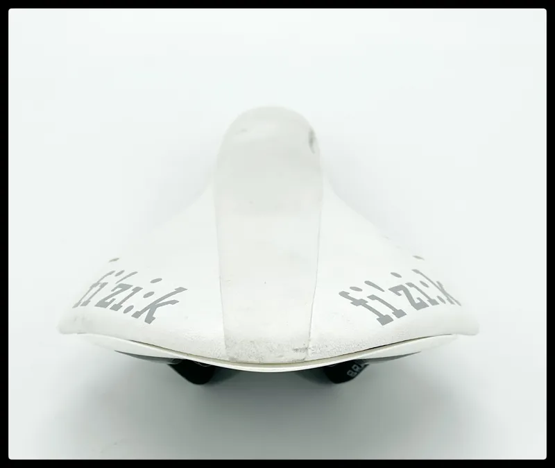 Fizik Arione R1 Mens Carbon Road Saddle 130 mm White Approved Used-3