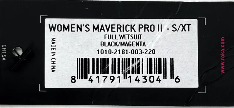 Maverick Pro II Womens Wetsuit WSXT-3