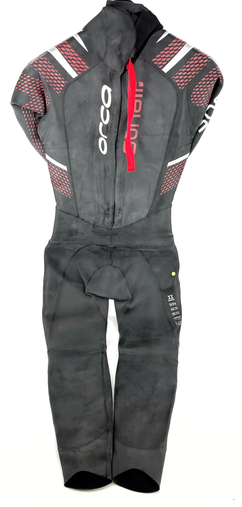 Fullsleeve Men's Wetsuit black/red Size 8-1