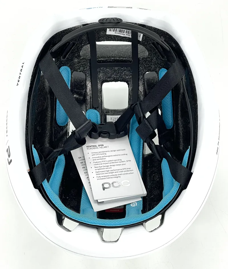 POC Ventral SPIN Helmet M Raceday White-2