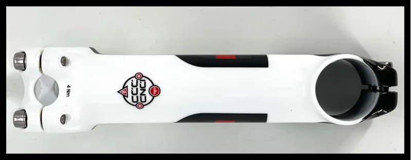 Most TigerLite 14 cm Stem 1 1/8 31.8 mm White/Black-3