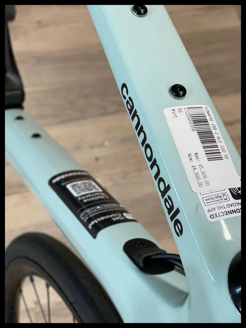 Cannondale Synapse Carbon 2 RLE Road Bike in Mint-3