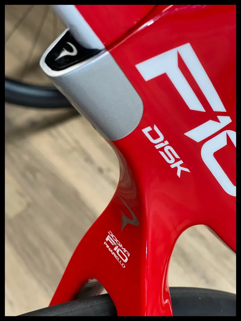 Pinarello Dogma F10 54 cm Red/White Ultegra Enve-3