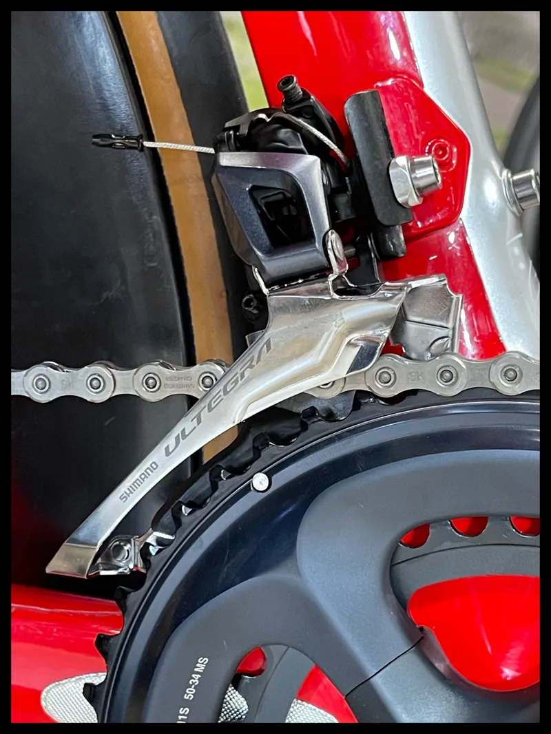 Pinarello Dogma F10 54 cm Red/White Ultegra Enve-6