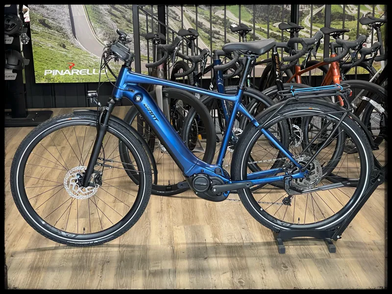 Giant Explore E+ 2 GTS 25km/h LARGE  Metallic Navy 2021-1