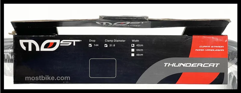 Most Thundercat Carbon Handlebar 42cm Black-4