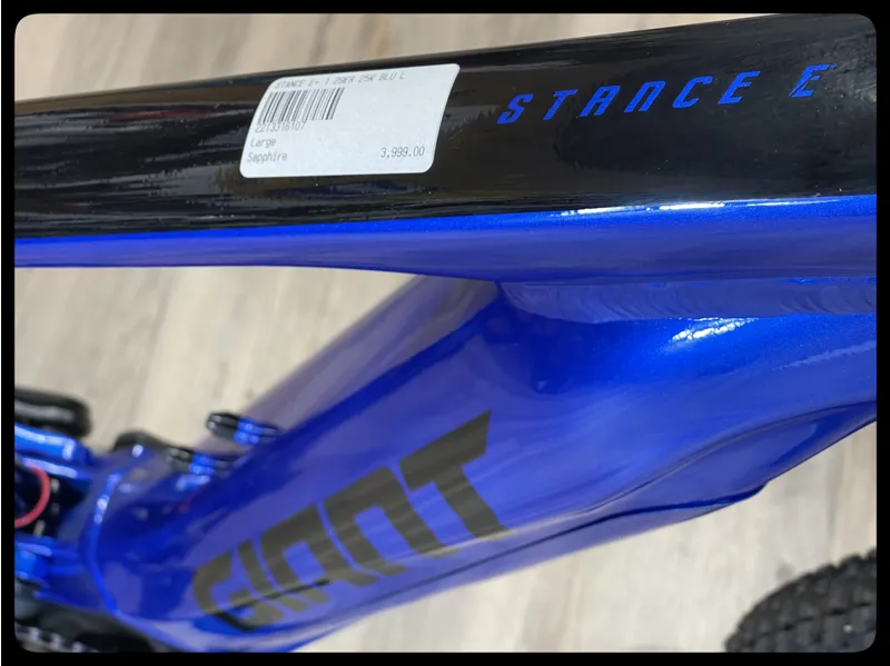 Giant Stance E+ 1 Electric Trail Bike in Sapphire-2