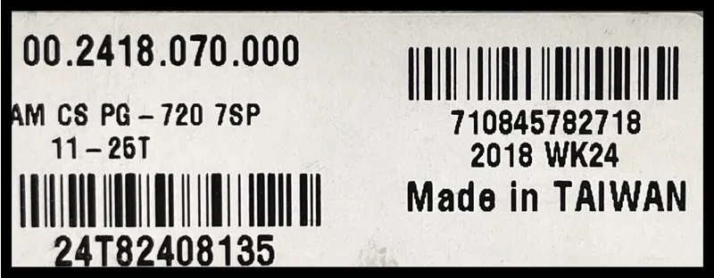 SRAM GX DH PG- 720 11- 25 7V Cassette 2018-3