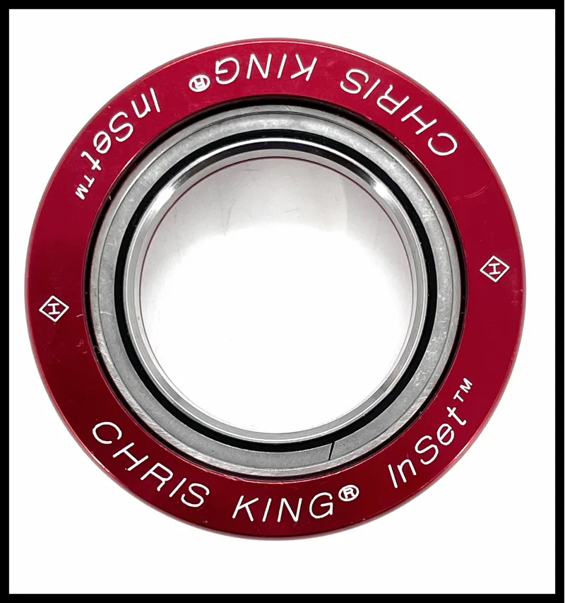 Chris King INSET 4 Headset Bearing Red 49 mm OD