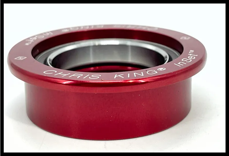 Chris King INSET 4 Headset Bearing Red 49 mm OD-1