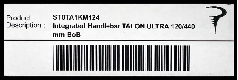 Most Integrated Handlebar TALON ULTRA 120/440mm Black on Black-4
