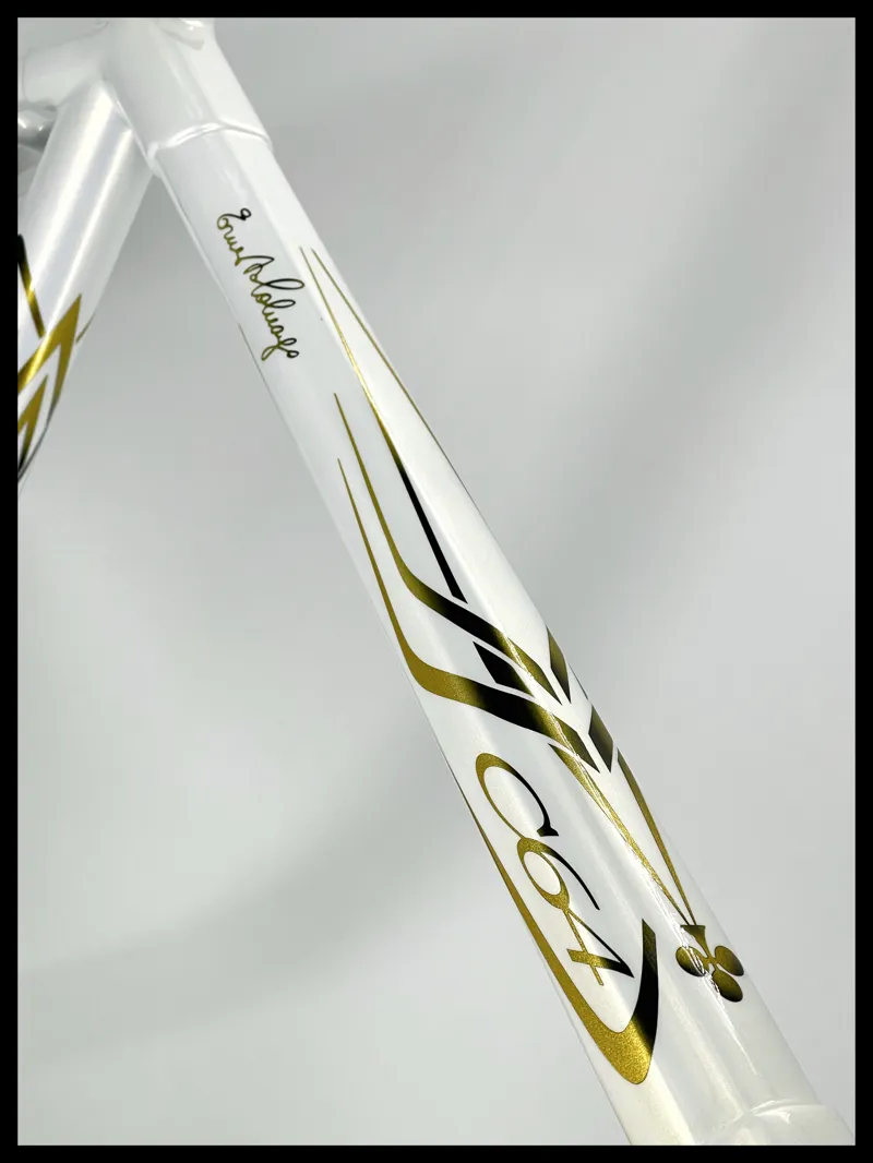 2020 Colnago C64 Disc Integrated Frameset Art Deco Gloss White 52H 56cm-5