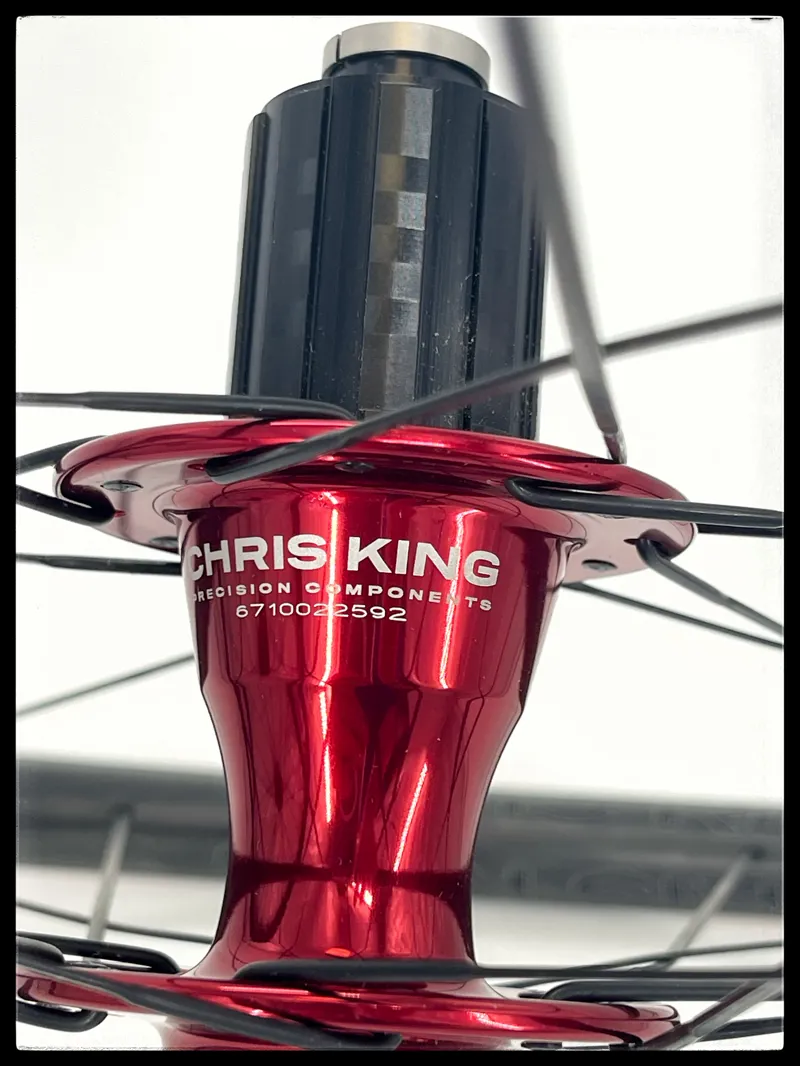 Chris King Wheelset GRD23 R45D CL Red HG-1
