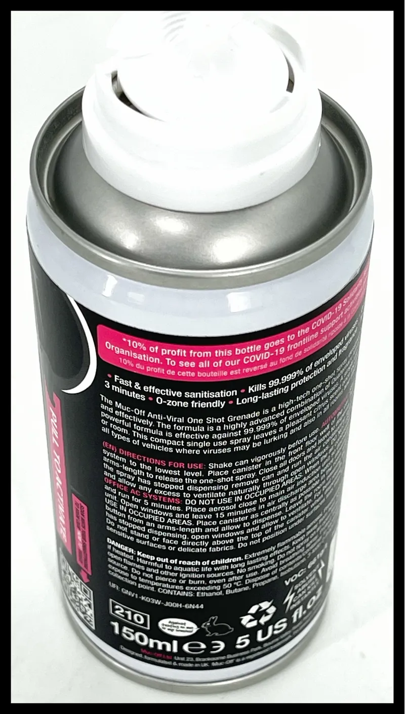 Muc-Off One Shot Anti-Viral Grenade Pack of 6-1