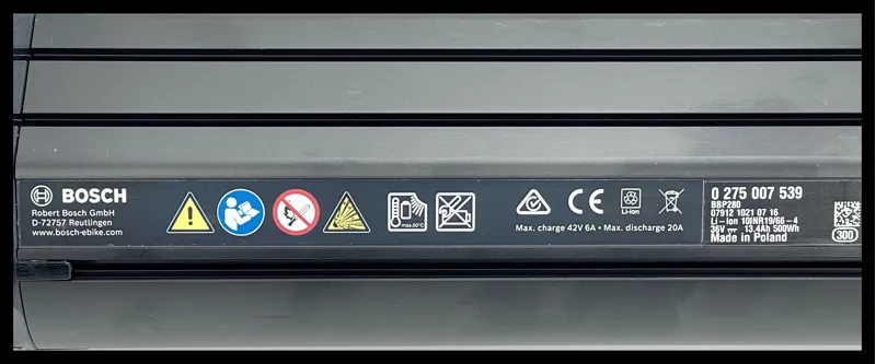 Bosch ebike battery PowerTube 500 Horizonal-4