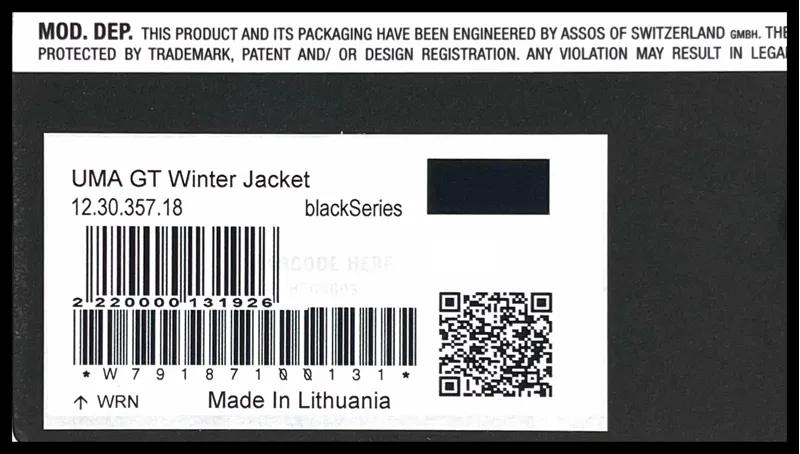UMA GT Womens Winter Jacket XS Black-3