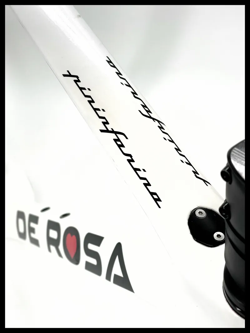 De Rosa Pininfarina SK Disc 46 cm White Frame Bars and Saddle-8