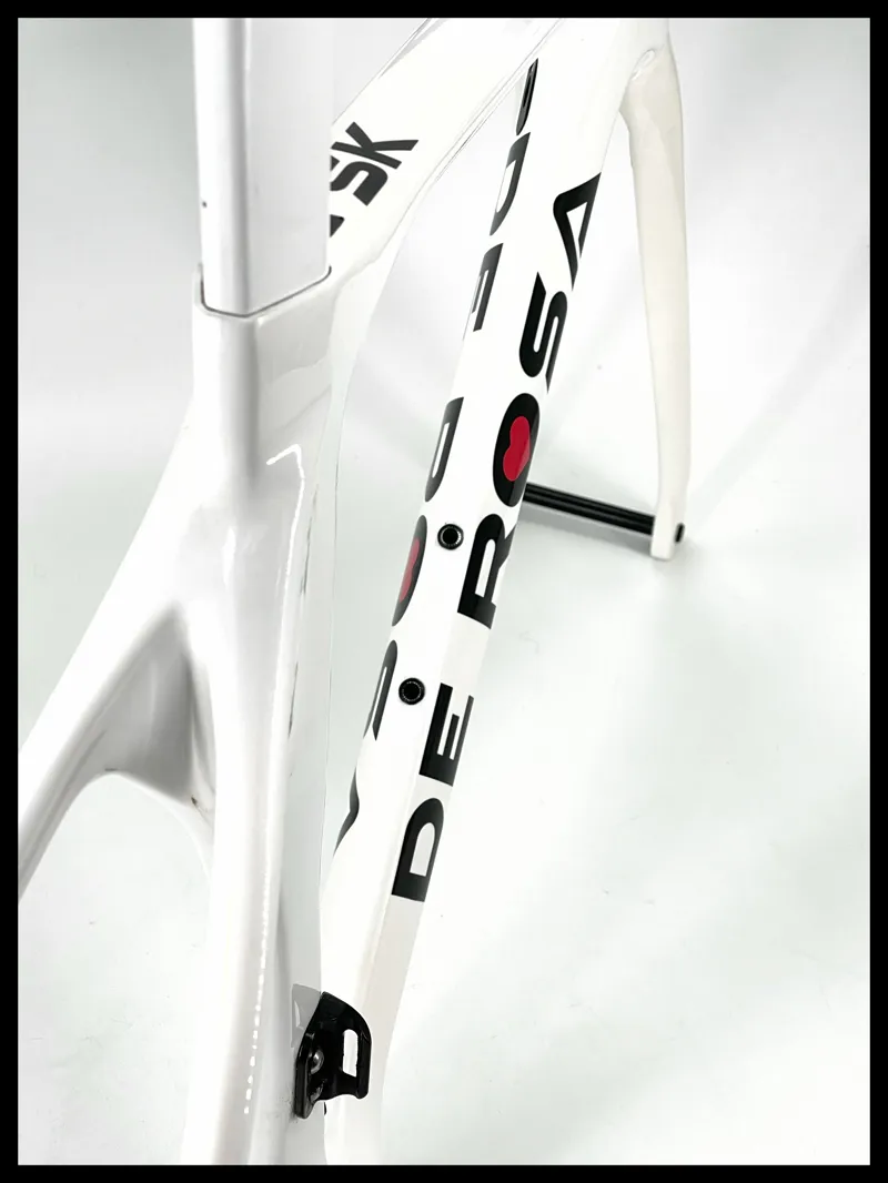 De Rosa Pininfarina SK Disc 46 cm White Frame Bars and Saddle-6