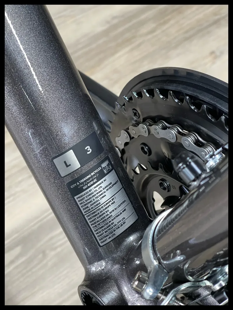 Giant Escape 3 Disc Large Metallic Black-3