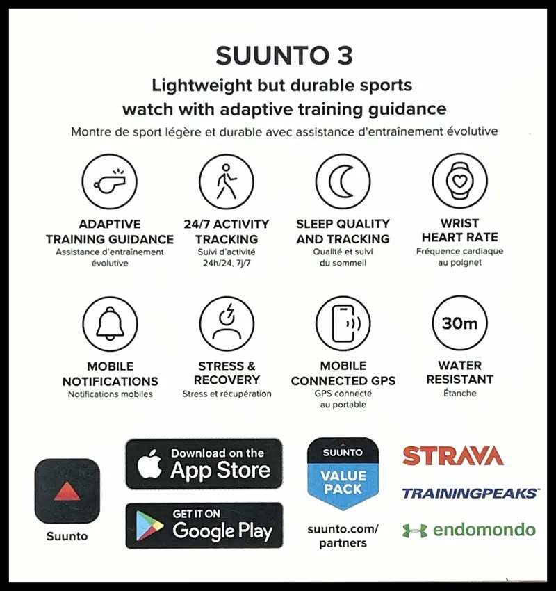 Suunto 3 Sport Watch Pebble White-4