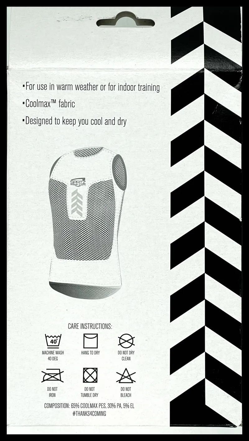 Spatz CoolR Sleeveless Base Layer Medium/Large White-3