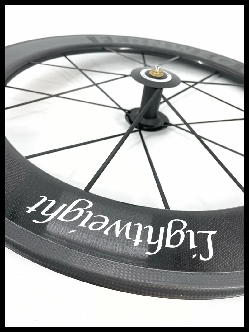 Lightweight Fernweg 85 Tubular Carbon Rim Brake Front Wheel-1