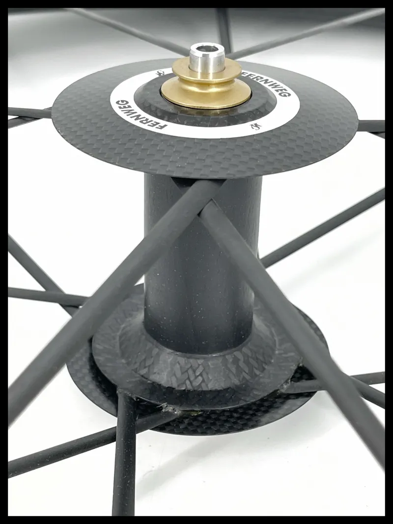 Lightweight Fernweg 85 Tubular Carbon Rim Brake Front Wheel-2