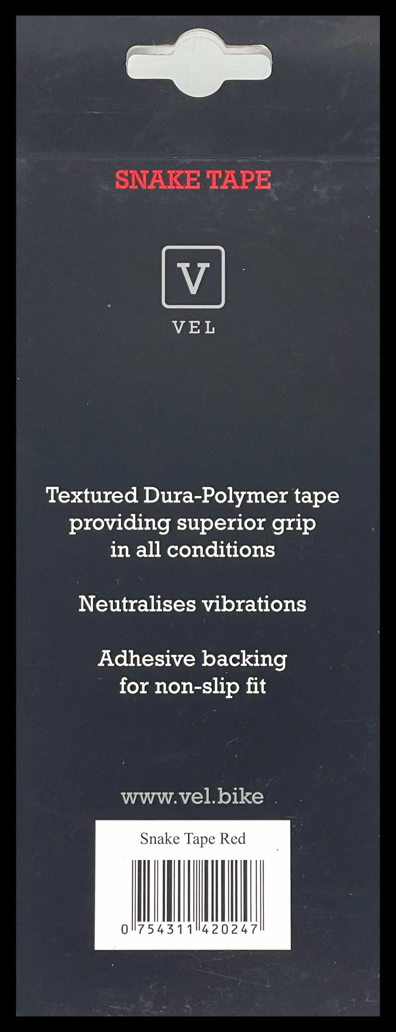 Vel Premium Snake Bar Tape Red-1