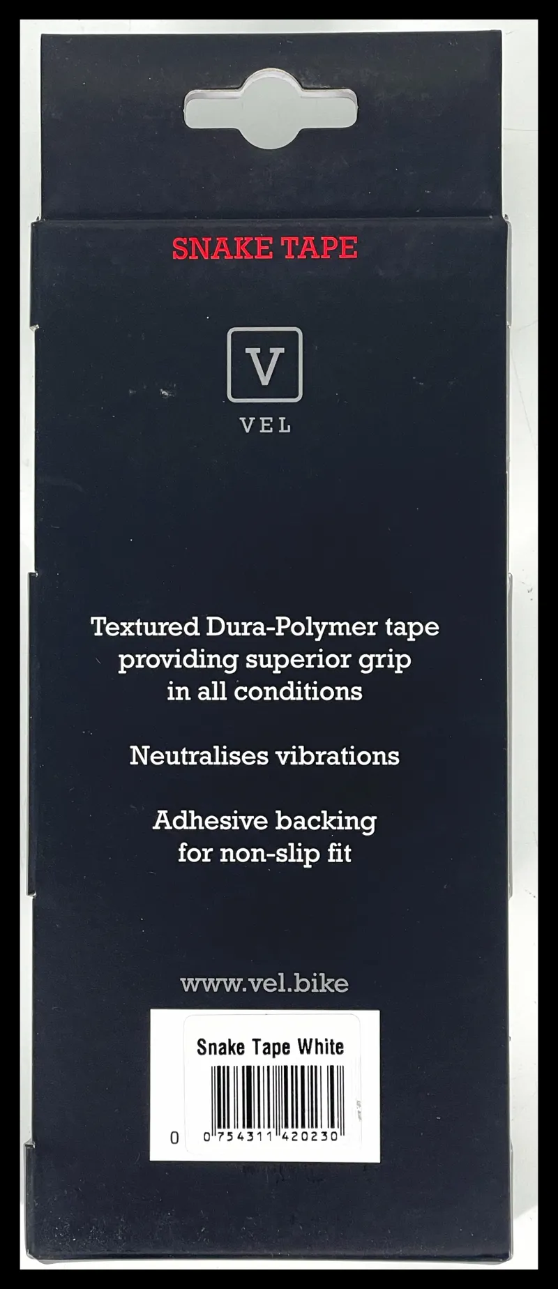 Vel Premium Snake Bar Tape White-1