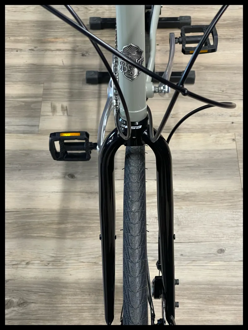 Bridge Borough Medium Green Hybrid City Bike-5