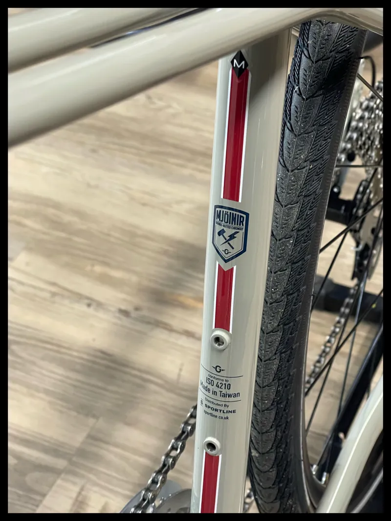 Bridge Borough Medium Green Hybrid City Bike-6