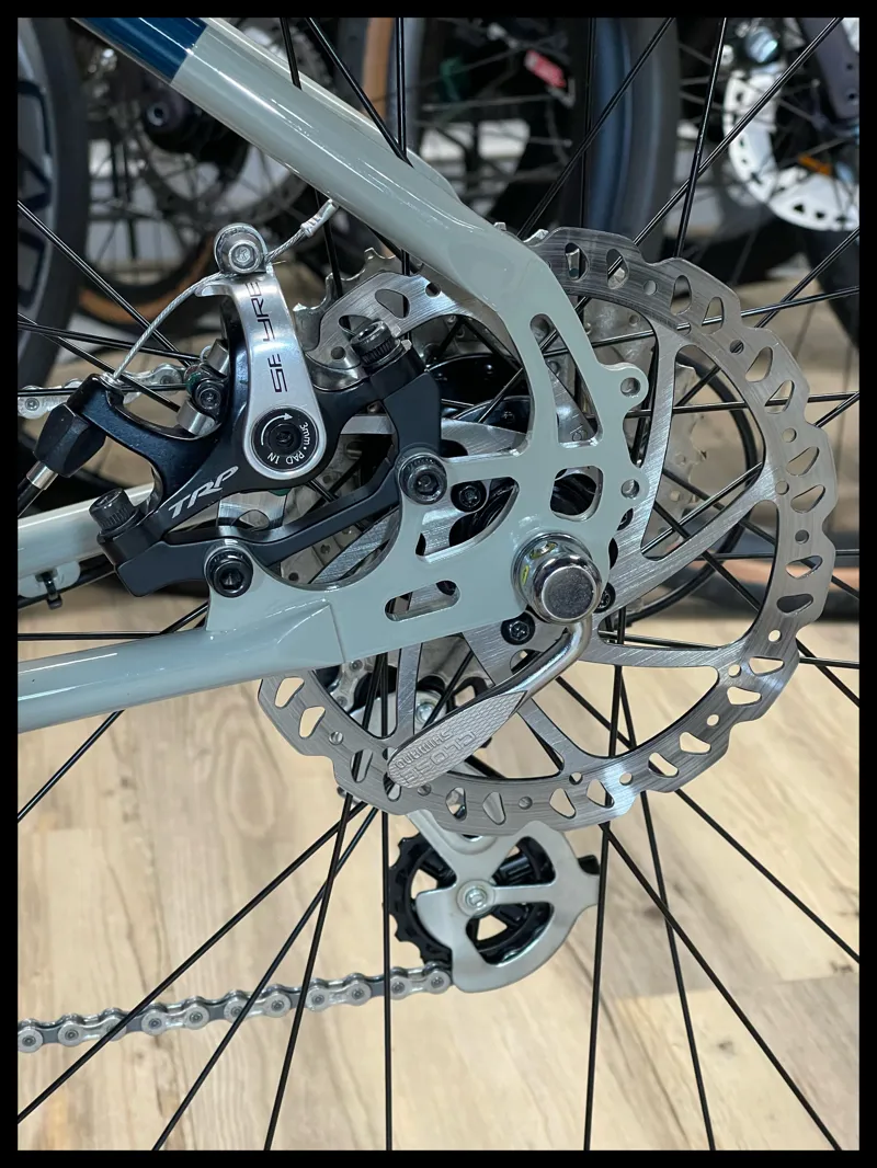 Bridge Borough Medium Green Hybrid City Bike-8