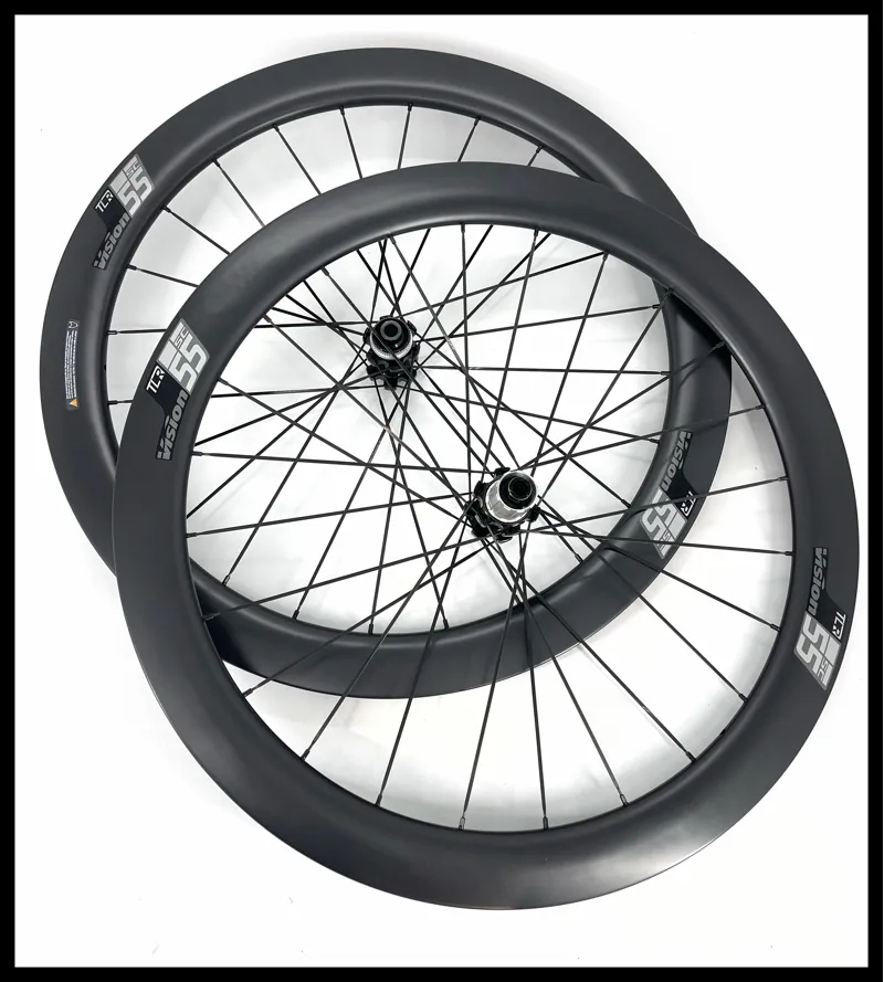 Vision 55SC TLR wheelset Disk Brake Shimano Freehub Black
