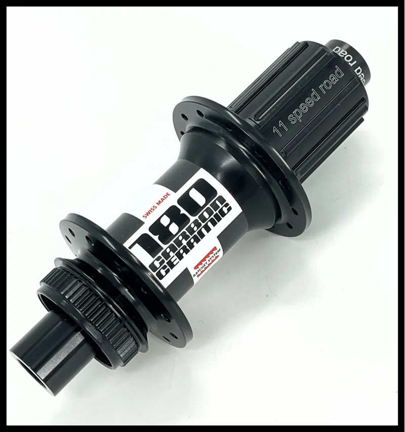 DT Swiss 180 Carbon Ceramic Road Rear Hub 24 Hole 142 x 12mm Center Lock Disc