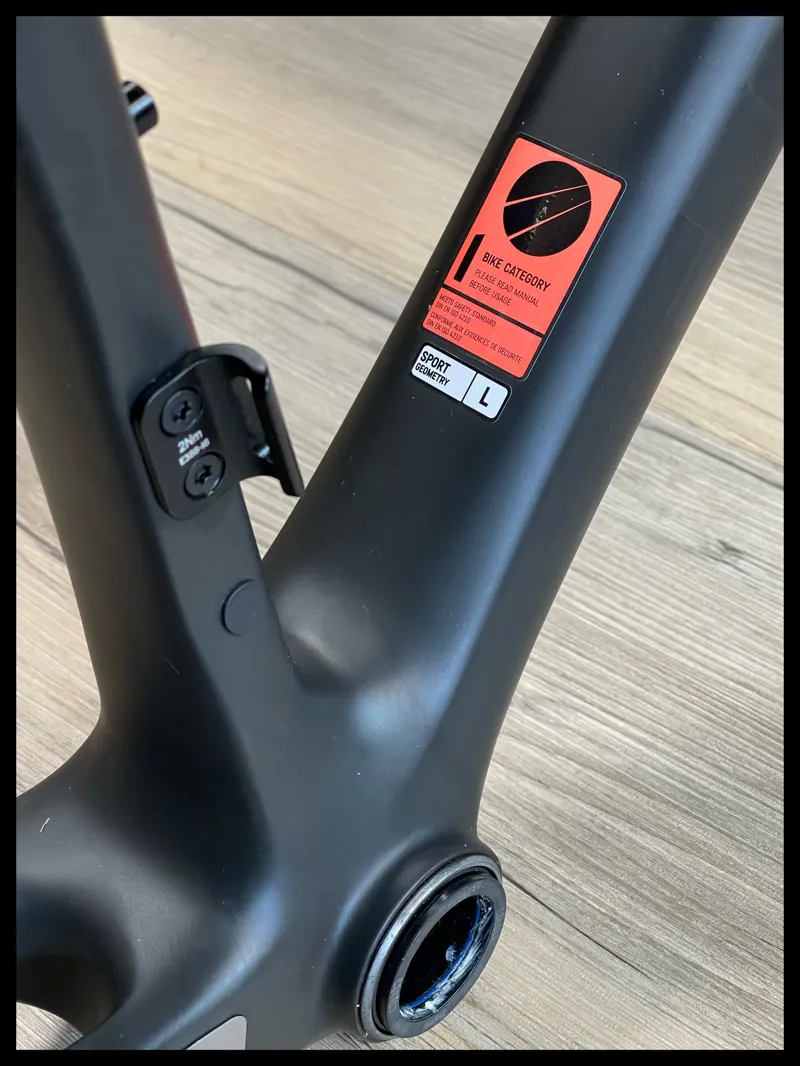 Canyon Endurace CF SLX Disc Frameset Black Large-1