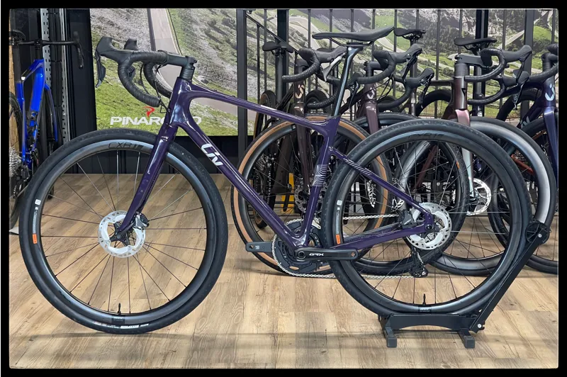 2022 Liv Devote Advanced Pro Gravel Bike in Dark Purple-9