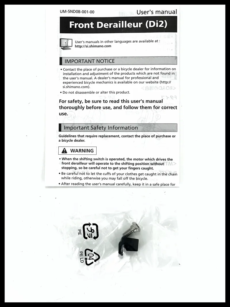 Shimano Deore XT M8070 Di2 Double Front Derailleur-5