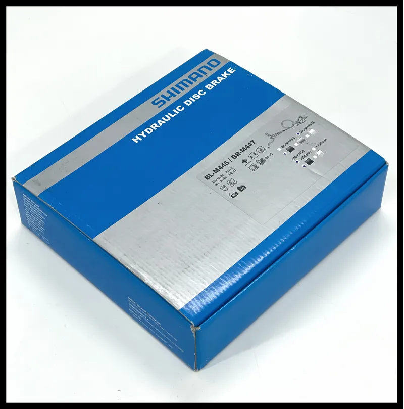 Shimano BR-M447 - BL-M445 Front Disc Brake Lever and Post Mount Caliper-6