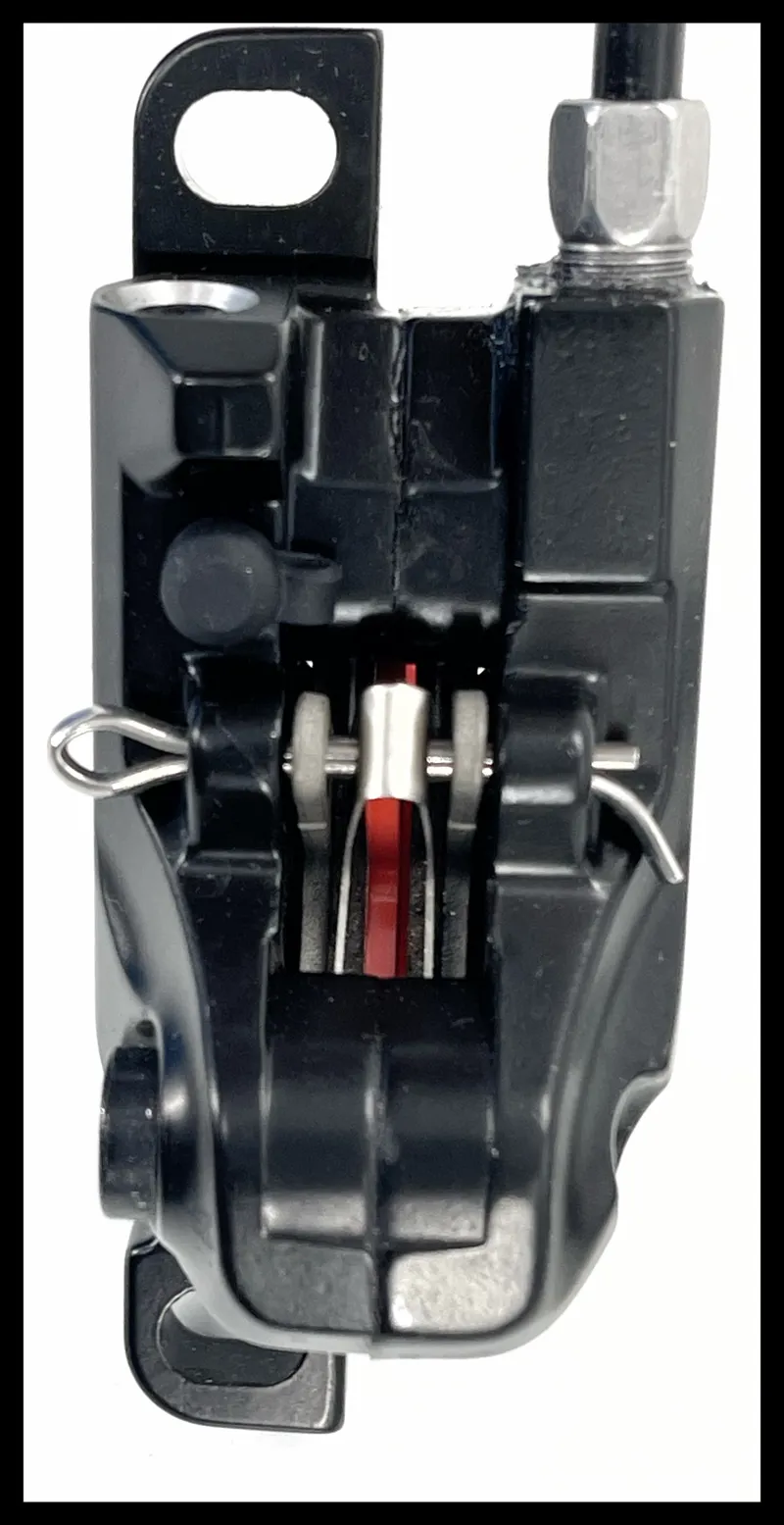 Shimano BR-M447 - BL-M445 Front Disc Brake Lever and Post Mount Caliper-3