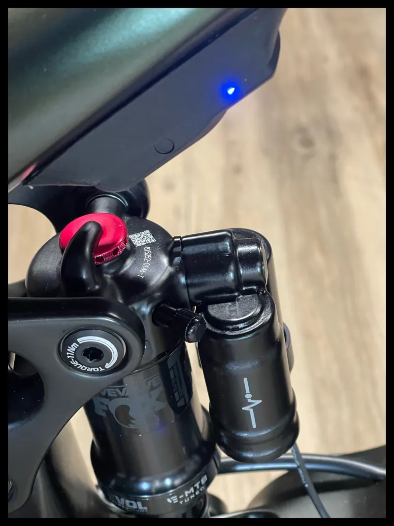 Giant Trance X Advanced E+ 1 eMountain Bike in Panther Phantom Green-2