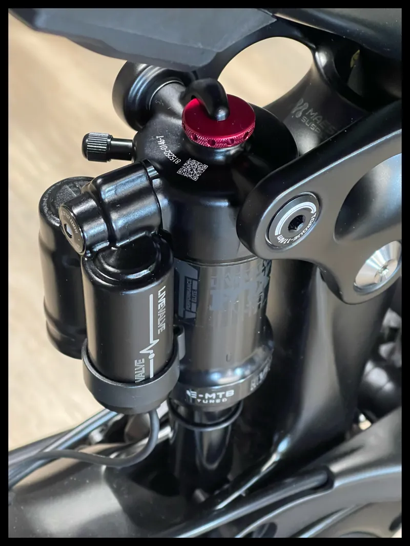 Giant Trance X Advanced E+ 1 eMountain Bike in Panther Phantom Green-4