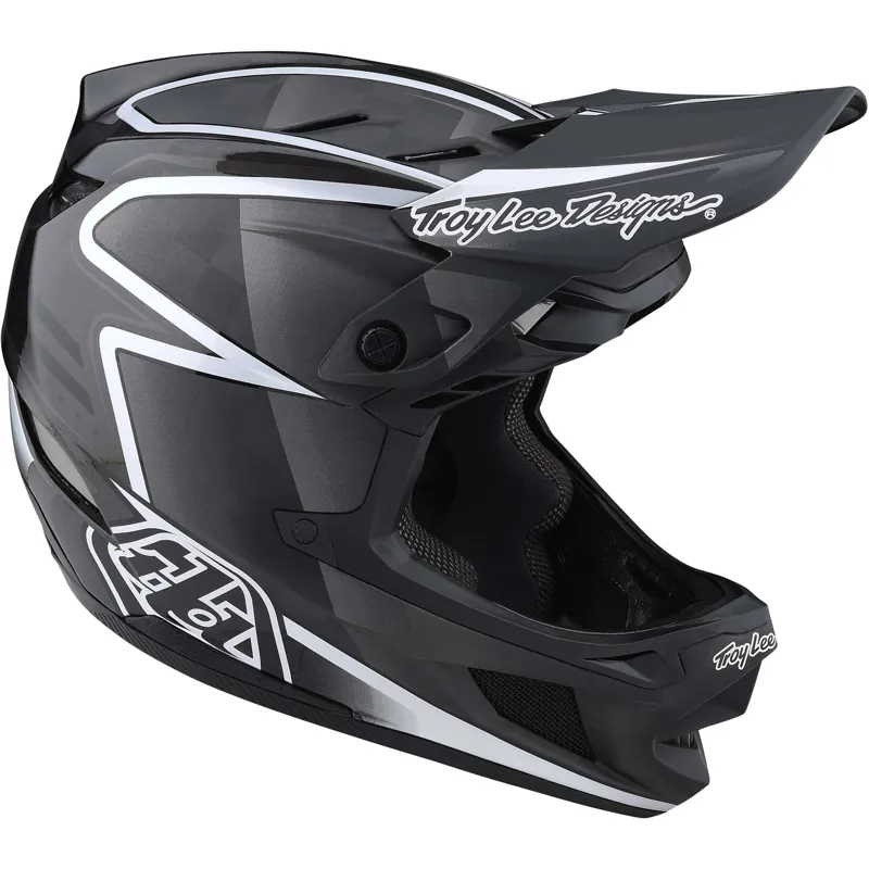 Troy Lee Designs D4 Carbon Helmet in Black/Grey