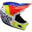 Troy Lee Designs D4 Composite Helmet in White/Blue