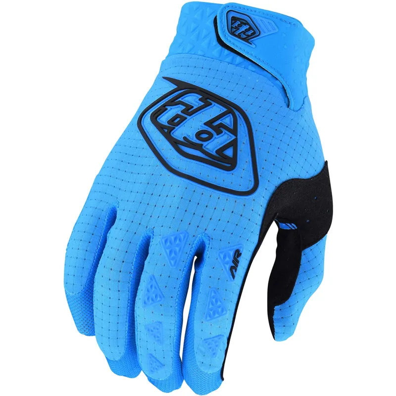 Troy Lee Designs Air Youth Mountain Bike Gloves in Solid Blue-1