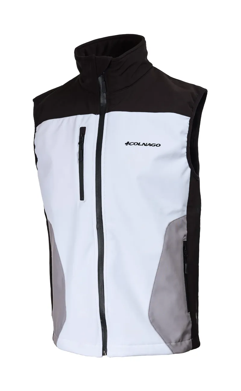 2019 Colnago Softshell Cycling Gilet in White